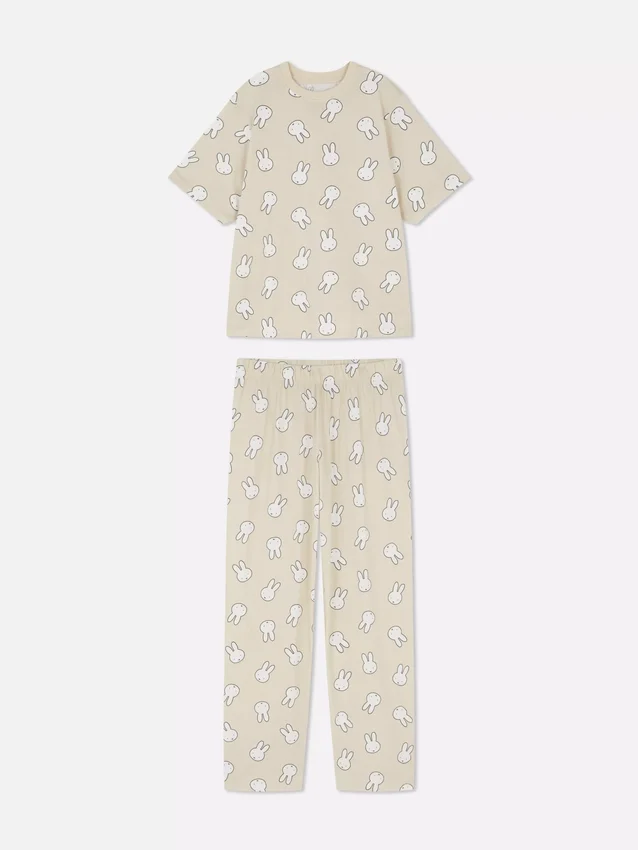 Miffy pamut mintás pizsama