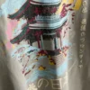 Mosott, japán grafikás póló