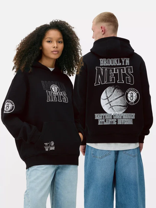 NBA Brooklyn Nets kapucnis pulóver