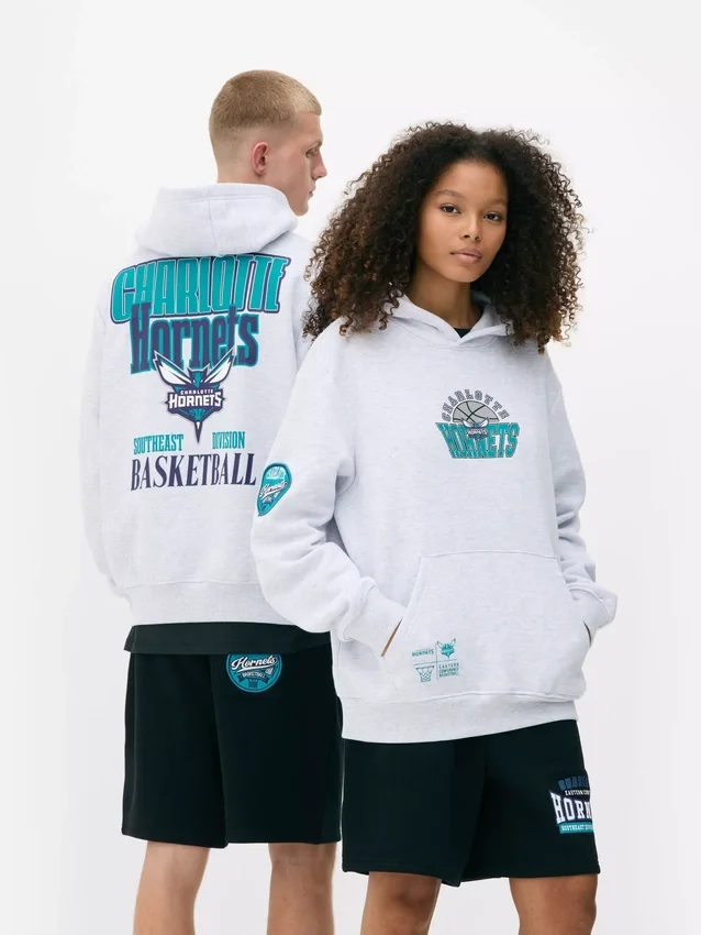 NBA Charlotte Hornets kapucnis pulóver