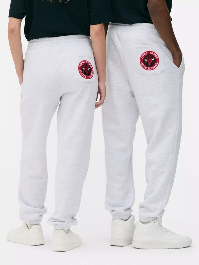 NBA Chicago Bulls húzózsinóros joggingnadrág