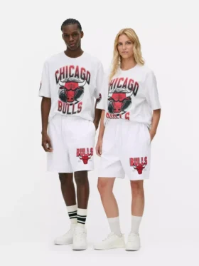 NBA Chicago Bulls húzózsinóros rövidnadrág