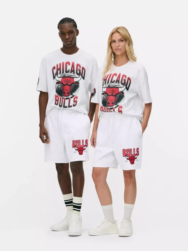 NBA Chicago Bulls húzózsinóros rövidnadrág