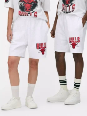 NBA Chicago Bulls húzózsinóros rövidnadrág