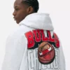 NBA Chicago Bulls logós kapucnis pulóver