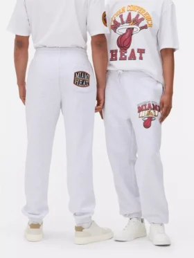 NBA Miami Heat húzózsinóros melegítőnadrág