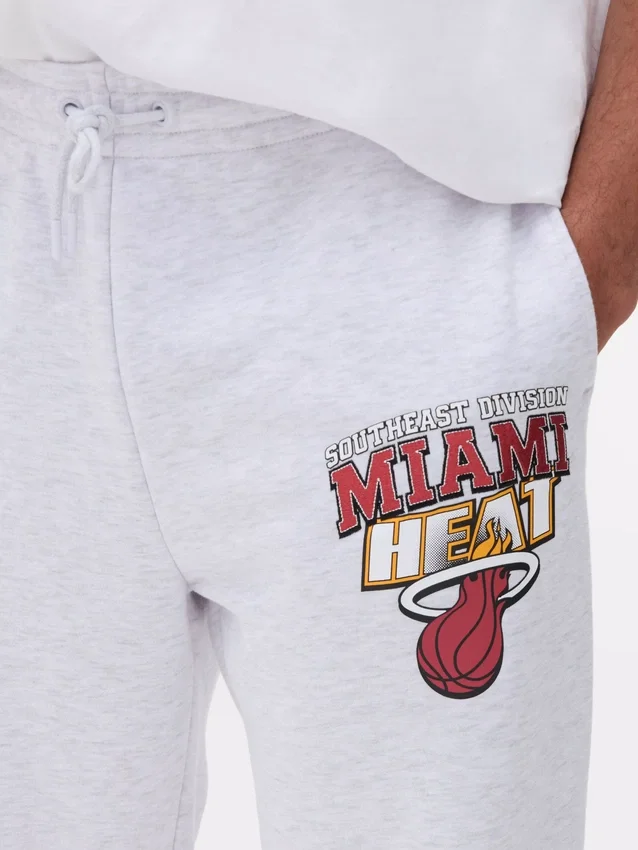 NBA Miami Heat húzózsinóros melegítőnadrág