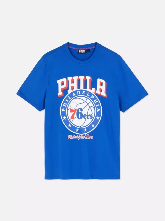 NBA Philadelphia 76ers grafikás póló