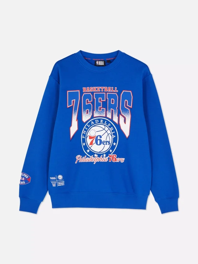 NBA Philadelphia 76ers grafikás pulóver