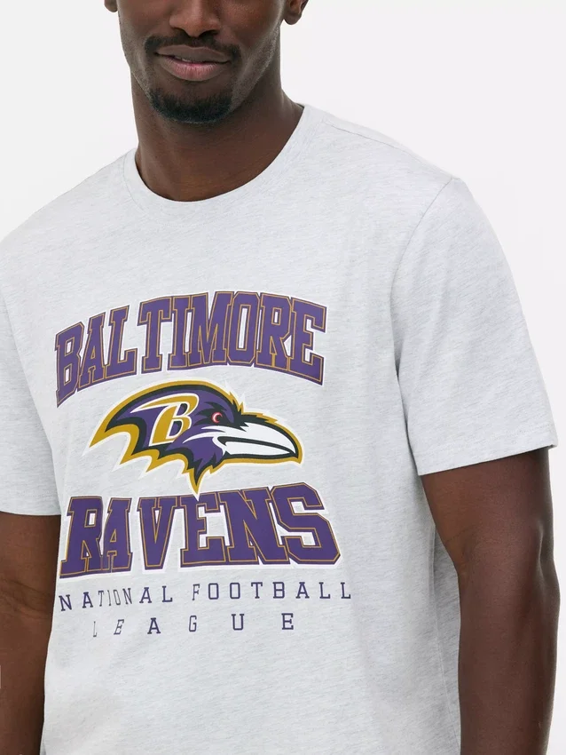 NFL Baltimore Ravens logós póló