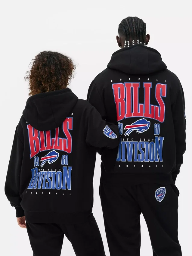 NFL Buffalo Bills logós kapucnis pulóver