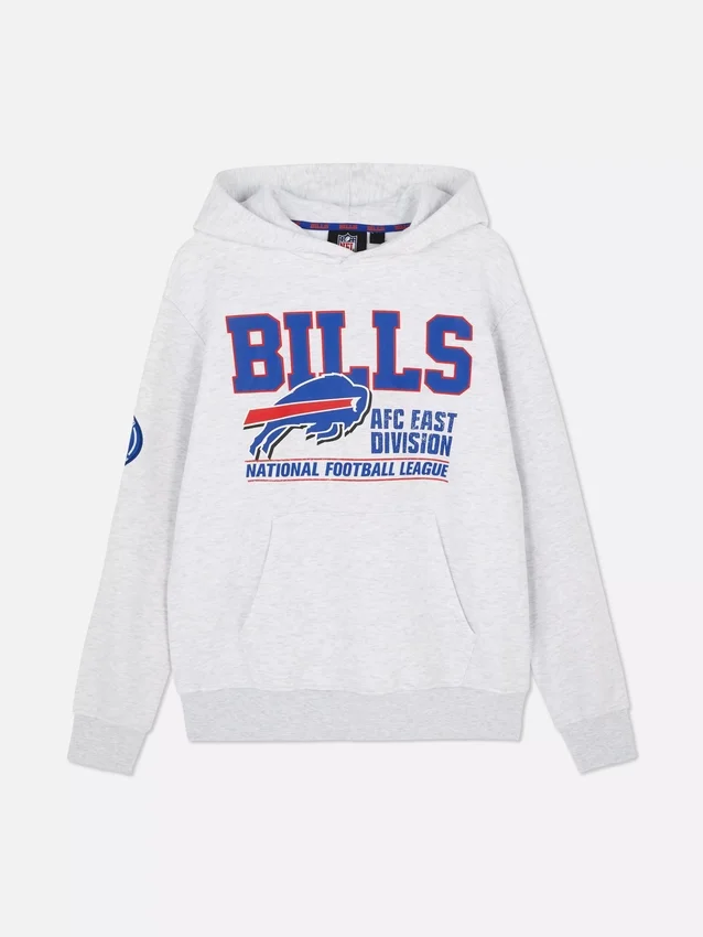 NFL Buffalo Bills nyomtatott kapucnis pulóver