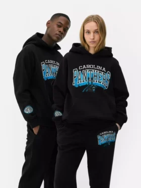 NFL Carolina Panthers logós kapucnis pulóver