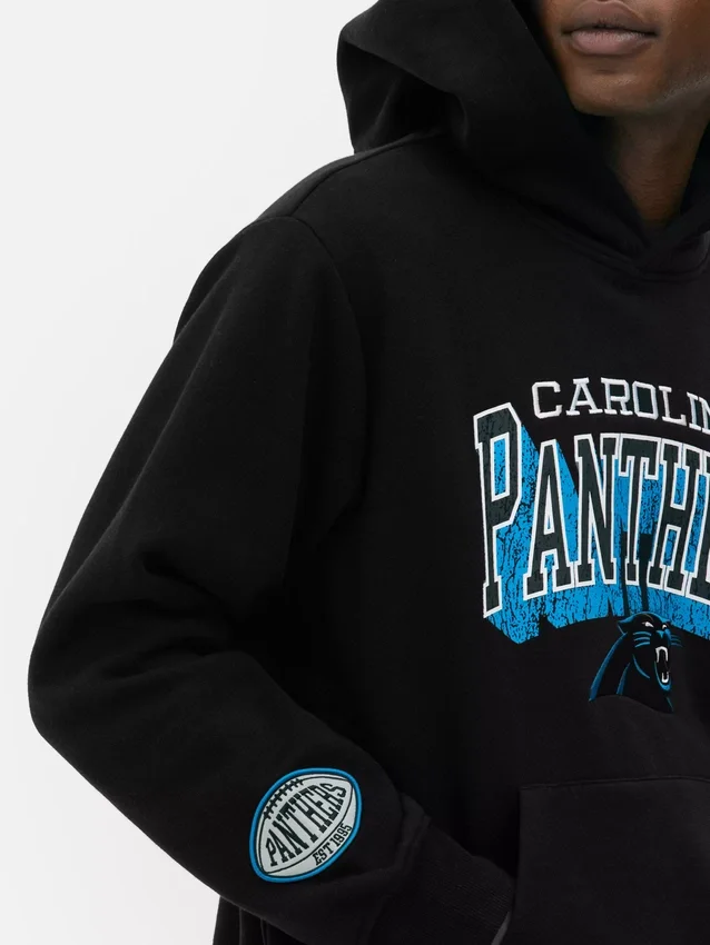 NFL Carolina Panthers logós kapucnis pulóver