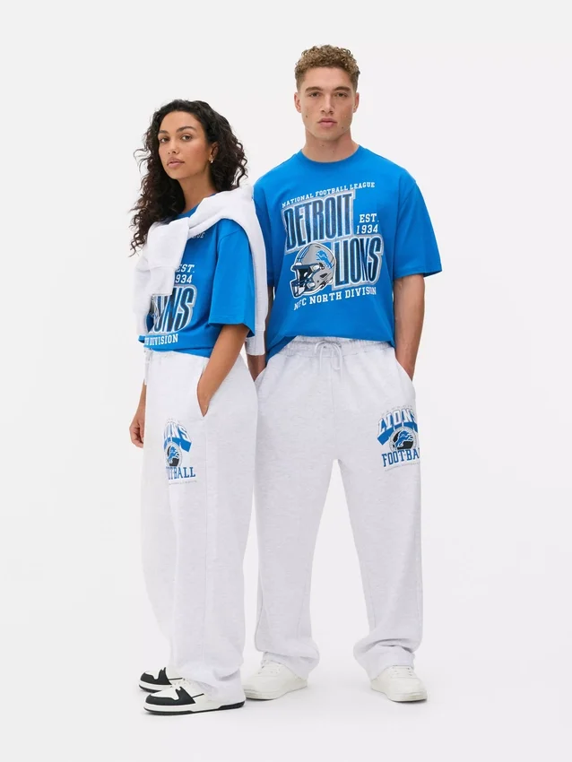 NFL Detroit Lions húzózsinórral ellátott joggingnadrág