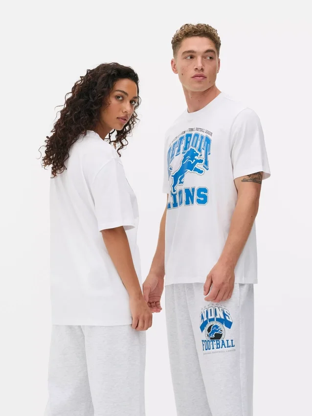 NFL Detroit Lions nyomtatott póló