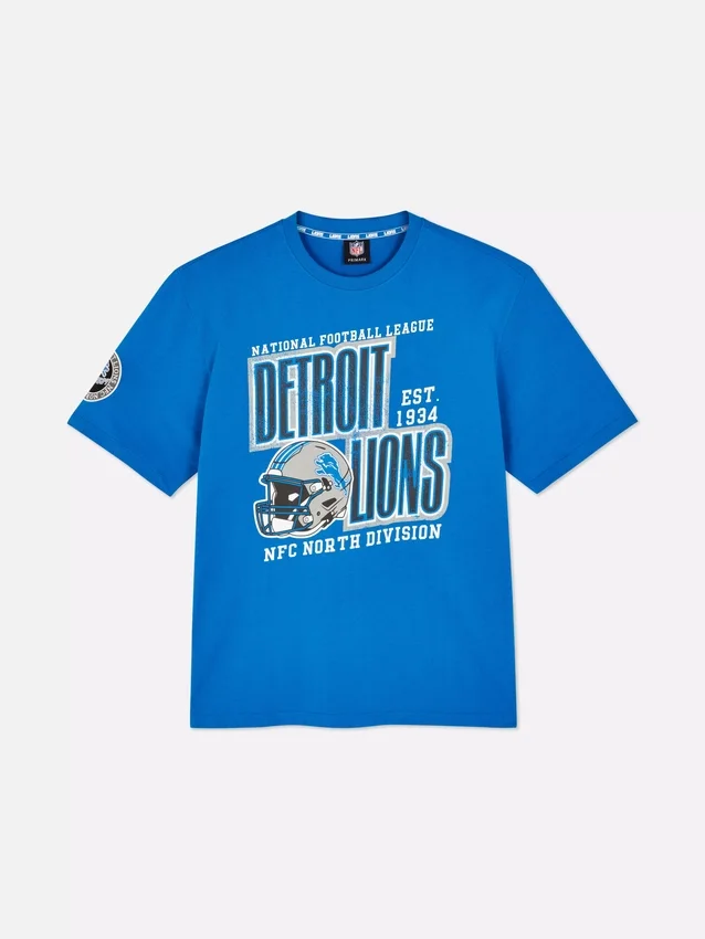 NFL Detroit Lions nyomtatott póló