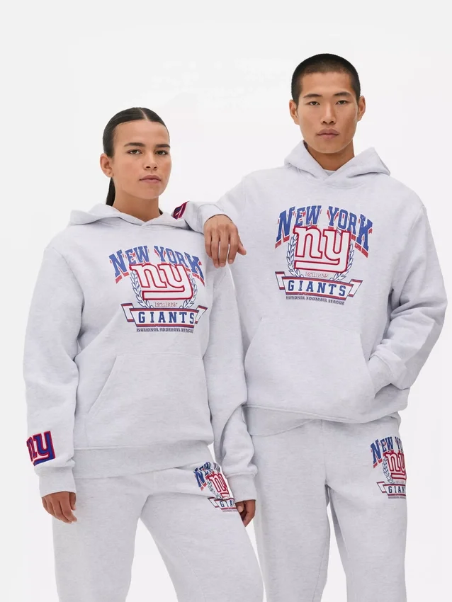 NFL New York Giants logós kapucnis pulóver