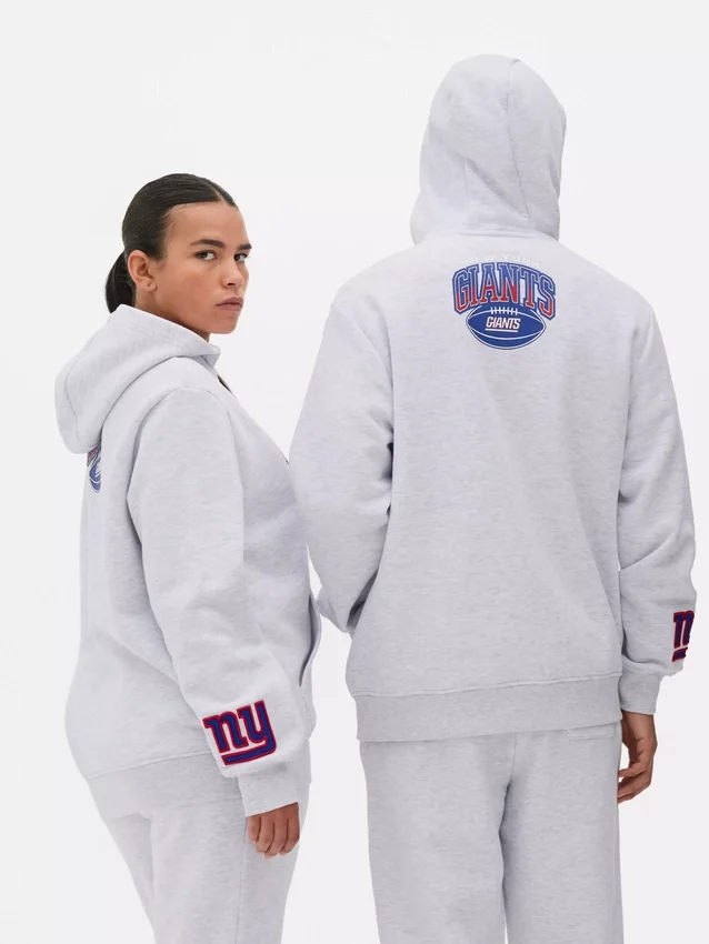 NFL New York Giants logós kapucnis pulóver