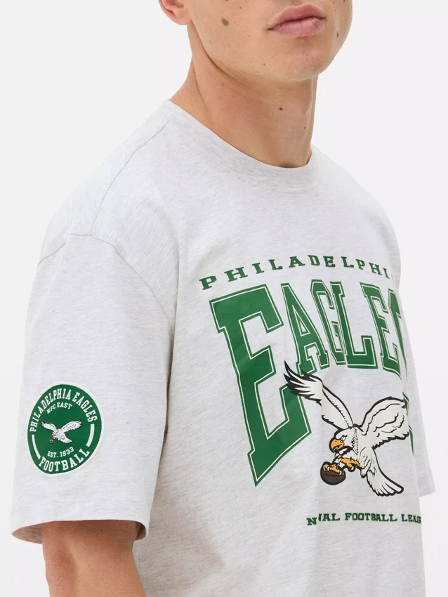 NFL Philadelphia Eagles nyomtatott póló