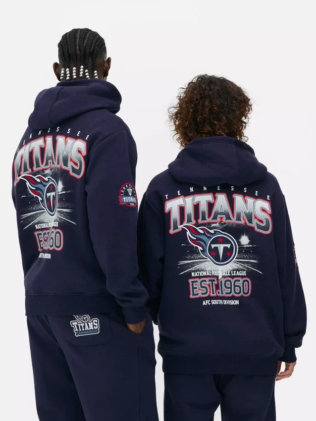 NFL Tennessee Titans logós kapucnis pulóver