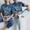 Nirvana angyalos grafikás póló