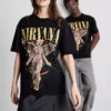Nirvana angyalos grafikás póló