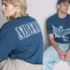 Nirvana angyalos grafikás póló