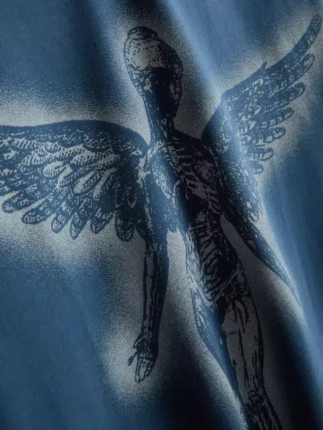 Nirvana angyalos grafikás póló