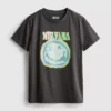 Nirvana mosott pamut bandás póló