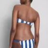 Nyomtatott függöny mintás bikini alsó