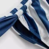 Nyomtatott függöny mintás bikini alsó