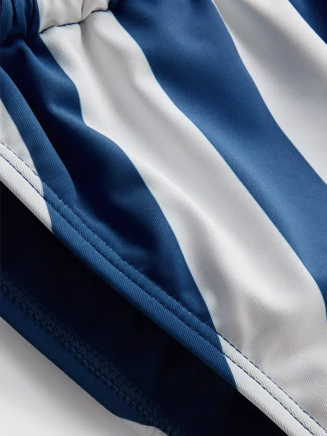 Nyomtatott függöny mintás bikini alsó