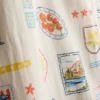 Nyomtatott mini egyenes szabású ruha