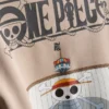 One Piece Thousand Sunny kapucnis pulóver