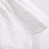 Pamut broderie nyakkendős felső