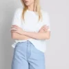 Pamut denim bermuda nadrág