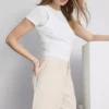 Pamut denim bermuda nadrág