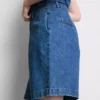 Pamut denim bermuda nadrág