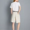 Pamut denim bermuda nadrág