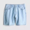 Pamut denim bermuda nadrág