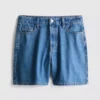 Pamut denim bermuda nadrág