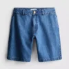 Pamut denim bermuda nadrág