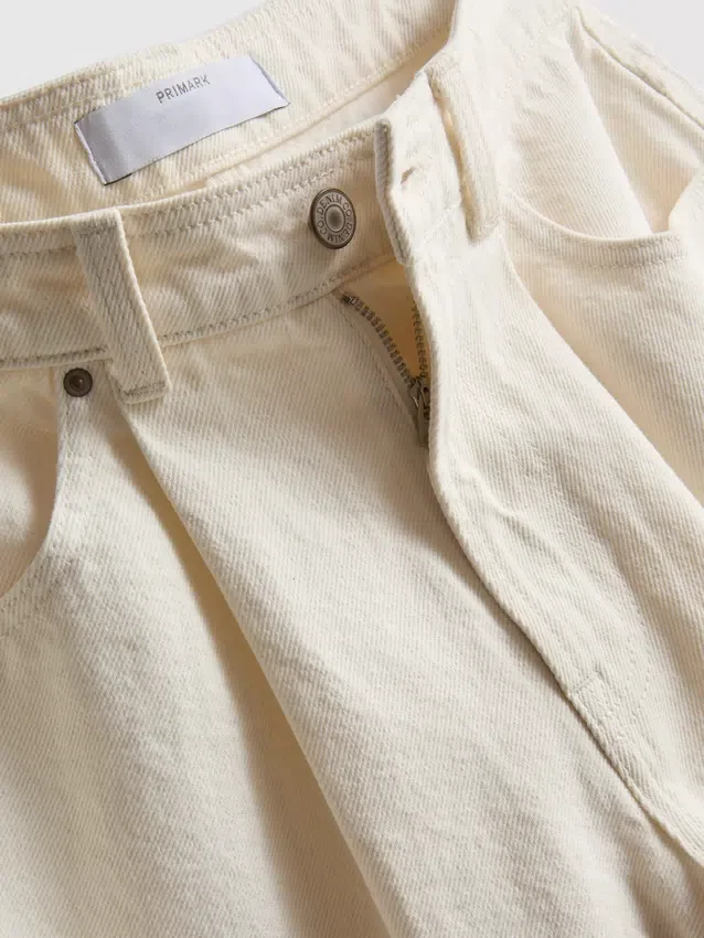 Pamut denim bermuda nadrág