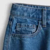 Pamut denim bermuda nadrág