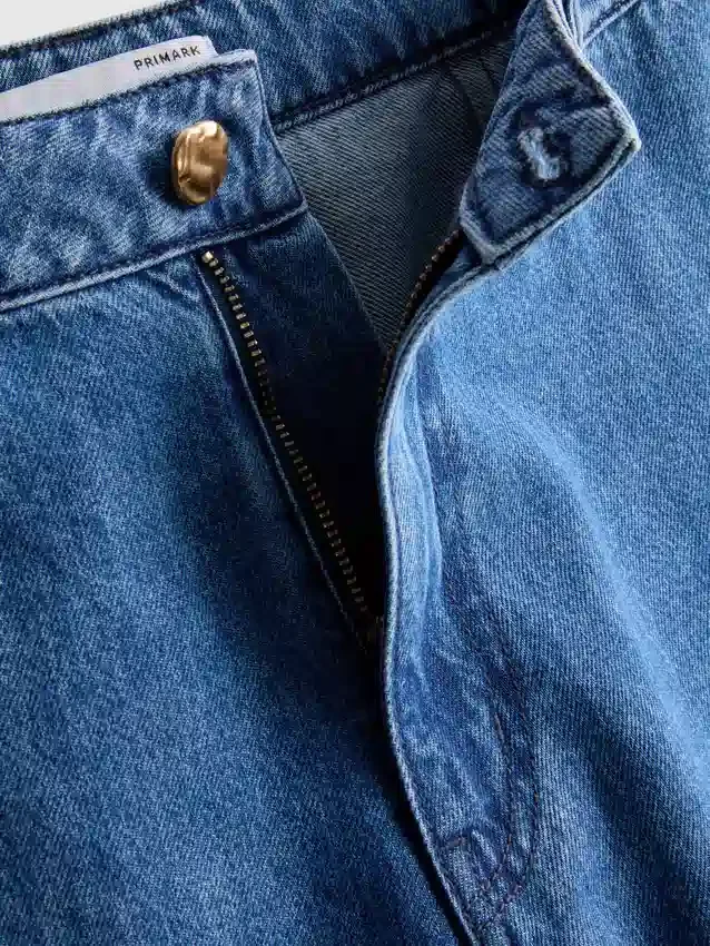 Pamut denim bermuda nadrág