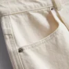 Pamut denim bermuda nadrág