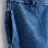 Pamut denim bermuda nadrág