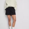 Pamut denim jogger rövidnadrág