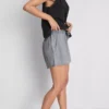 Pamut denim jogger rövidnadrág